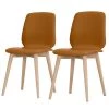 Studio Copenhagen Chaises Helvig II (lot de 2) - Cuir véritable Alvar : Cognac -Chaises Soldes 1000004905 190315 07525700020 IMAGE P000000001000004905