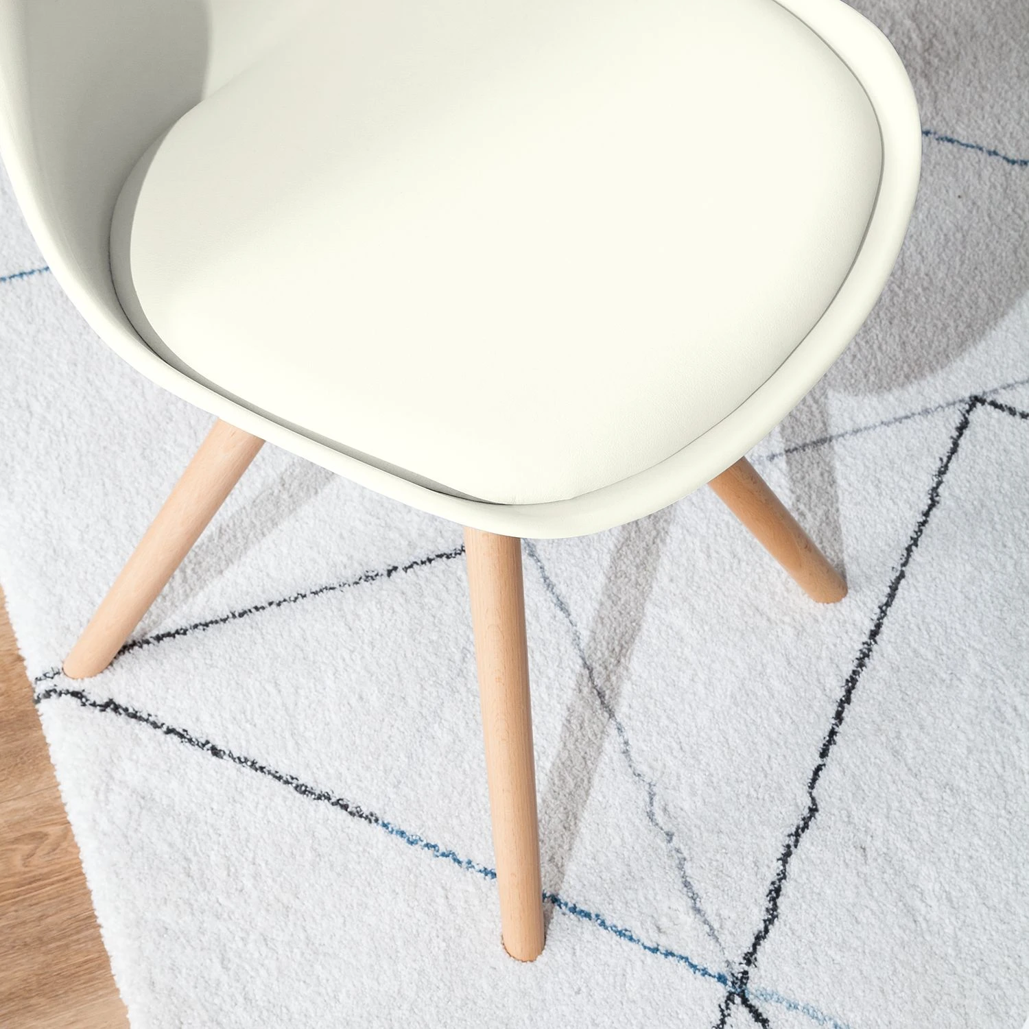 Mørteens Chaise Lindhom - Blanc - Lot de 2 11 Mørteens Chaise Lindhom - Blanc - Lot de 2 – Image 9