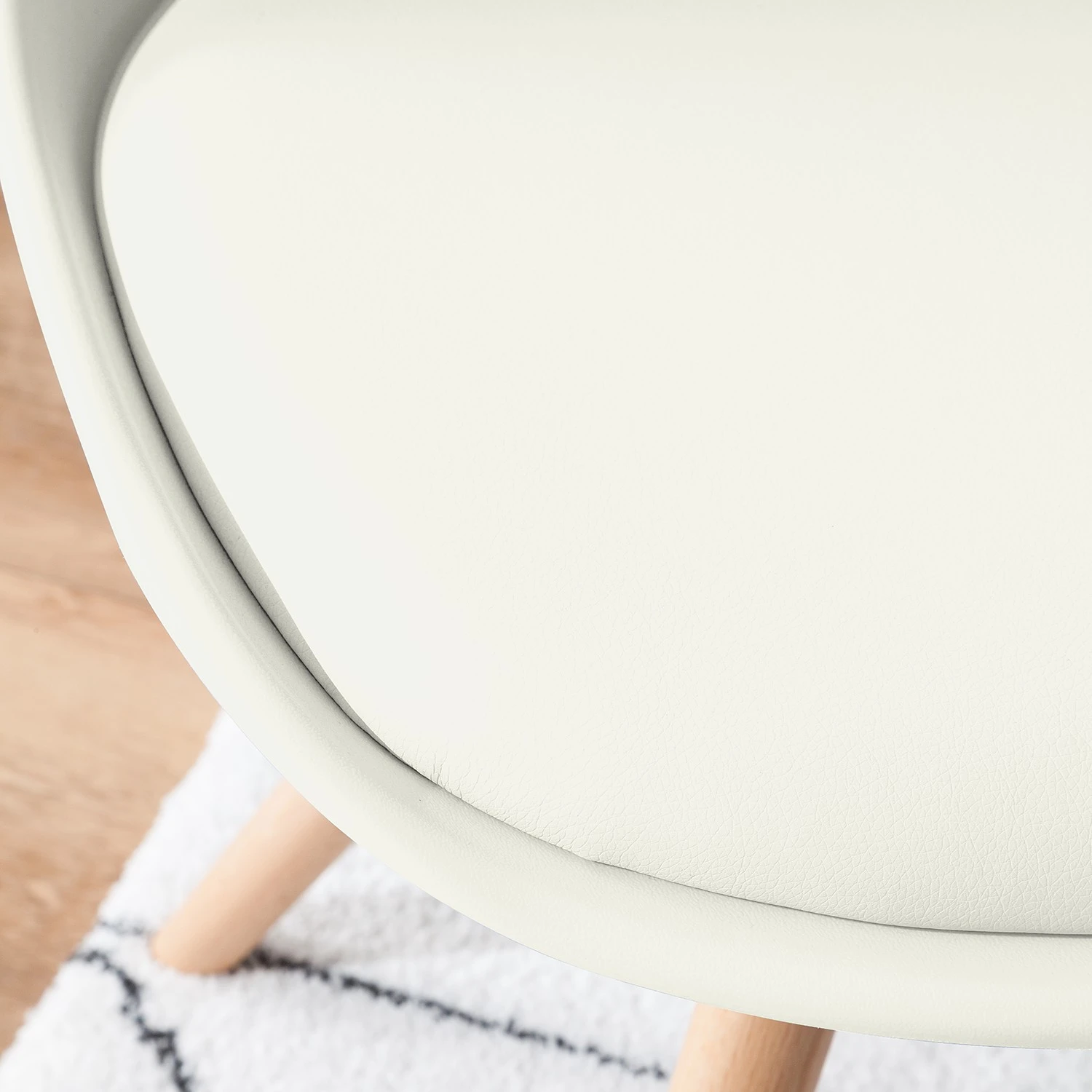 Mørteens Chaise Lindhom - Blanc - Lot de 2 10 Mørteens Chaise Lindhom - Blanc - Lot de 2 – Image 8