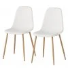 Mørteens Chaise capitonnée Iskmo - Blanc - Lot de 2 -Chaises Soldes 1000006086 180717 08054606 IMAGE P000000001000006086