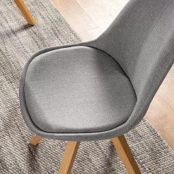 Mørteens Chaises capitonnées Aledas II - Tissu Cors: Granite - Lot de 2 -Chaises Soldes 1000015958 201008 06200900021 DETAILS P000000001000015958