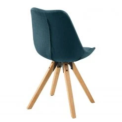 Mørteens Chaises capitonnées Aledas II - Tissu Cors: Bleu jean - Lot de 2 -Chaises Soldes 1000015960 190619 18132100003 GALLERYIMAGES P000000001000015960