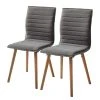 Mørteens Chaise capitonnée Kean I - Gris - Lot de 2 -Chaises Soldes 1000016010 200629 11084800009 IMAGE P000000001000016010