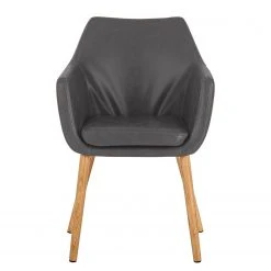 Mørteens Chaises à accoudoirs Nicholas - Cuir synthétique Aken: Gris clair vintage - 1 chaise 15 Mørteens Chaises à accoudoirs Nicholas - Cuir synthétique Aken: Gris clair vintage - 1 chaise -Chaises Soldes 1000016016 200609 13010700030 DETAILS P000000001000016016