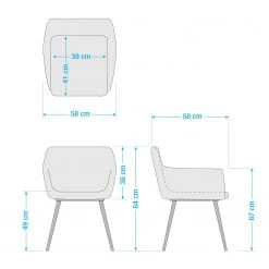 Mørteens Chaises à accoudoirs Nicholas - Cuir synthétique Aken: Gris clair vintage - 1 chaise 23 Mørteens Chaises à accoudoirs Nicholas - Cuir synthétique Aken: Gris clair vintage - 1 chaise -Chaises Soldes 1000016016 201013 14325600022 SKETCH DETAILS P000000001000016016 sketch