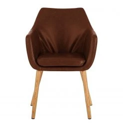 Mørteens Chaises à accoudoirs Nicholas - Cuir synthétique Aken: Marron vintage - 1 chaise 16 Mørteens Chaises à accoudoirs Nicholas - Cuir synthétique Aken: Marron vintage - 1 chaise -Chaises Soldes 1000016017 200609 13010900033 DETAILS P000000001000016017