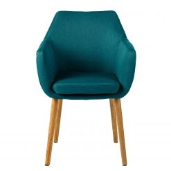 Mørteens Chaises à accoudoirs Nicholas - Tissu Cors: Pétrole - 1 chaise -Chaises Soldes 1000016020 201008 06204300056 DETAILS P000000001000016020