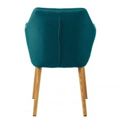 Mørteens Chaises à accoudoirs Nicholas - Tissu Cors: Pétrole - 1 chaise -Chaises Soldes 1000016020 201008 06204700058 DETAILS P000000001000016020