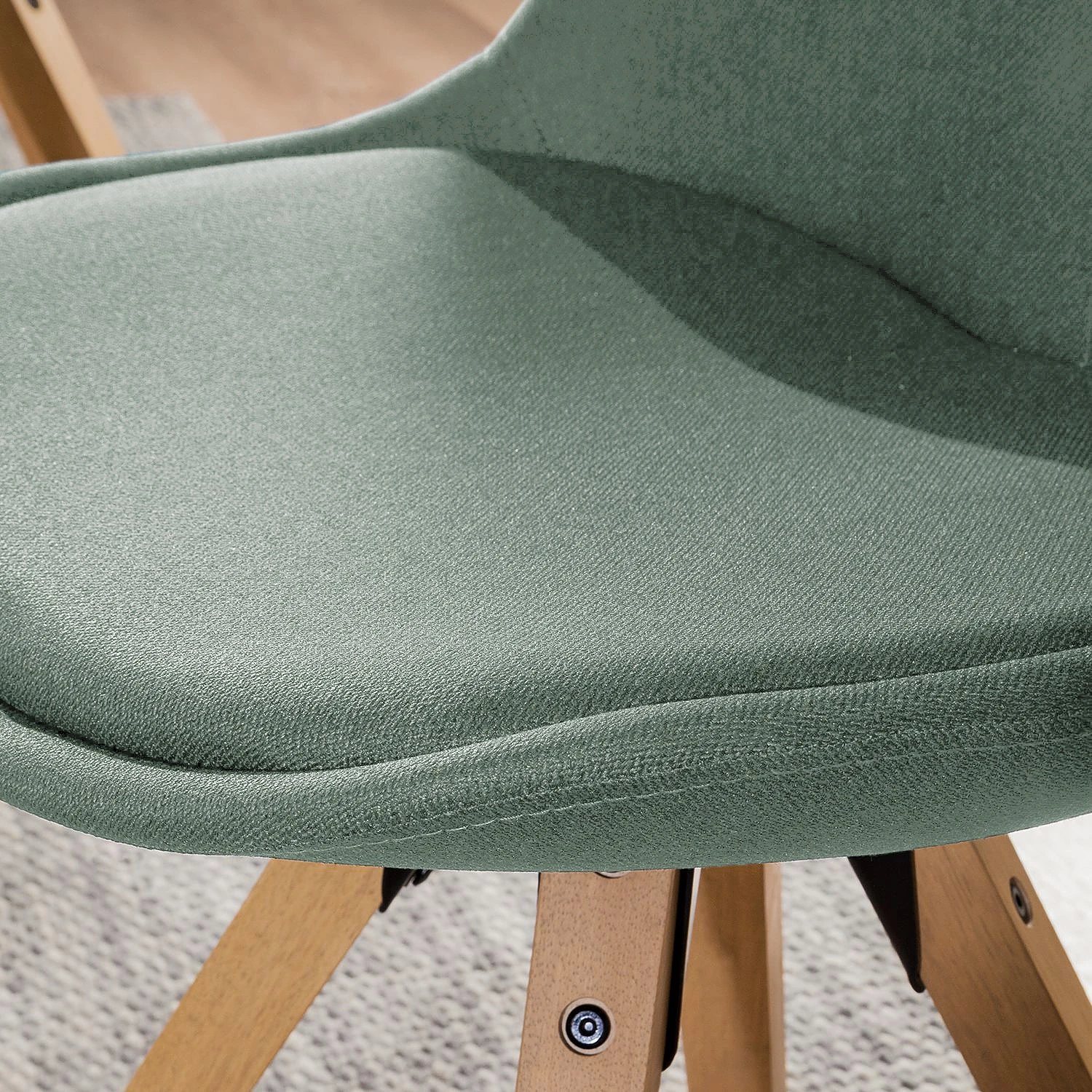 Mørteens Chaises capitonnées Aledas II - Tissu Cors: Gris menthe - Lot de 2 13 Mørteens Chaises capitonnées Aledas II - Tissu Cors: Gris menthe - Lot de 2 – Image 11