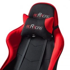 Home24office Fauteuil gamer mcRacing I - Tissu - Noir / Rouge -Chaises Soldes 1000027352 200701 11445600008 DETAILS P000000001000027352