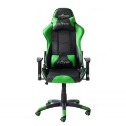 Home24office Chaise de bureau mcRacer II - Noir / Vert -Chaises Soldes 1000027440 200917 14191400019 DETAILS P000000001000027440