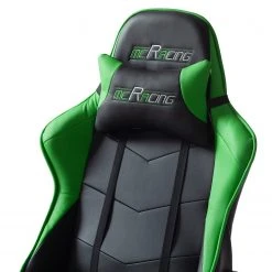 Home24office Chaise de bureau mcRacer II - Noir / Vert -Chaises Soldes 1000027440 200917 14191700022 DETAILS P000000001000027440