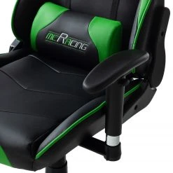 Home24office Chaise de bureau mcRacer II - Noir / Vert -Chaises Soldes 1000027440 200917 14191800023 DETAILS P000000001000027440