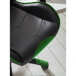 Home24office Chaise de bureau mcRacer II - Noir / Vert -Chaises Soldes 1000027440 200917 14192400029 DETAILS P000000001000027440