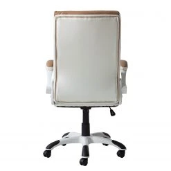Home24office Fauteuil de direction Loipo II - Imitation cuir - Macchiato / Blanc 25 Home24office Fauteuil de direction Loipo II - Imitation cuir - Macchiato / Blanc -Chaises Soldes 1000035445 200930 14010700004 DETAILS P000000001000035445