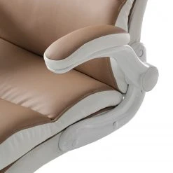 Home24office Fauteuil de direction Loipo II - Imitation cuir - Macchiato / Blanc 27 Home24office Fauteuil de direction Loipo II - Imitation cuir - Macchiato / Blanc -Chaises Soldes 1000035445 200930 14011000006 DETAILS P000000001000035445