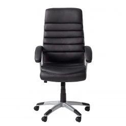 Home24office Fauteuil de direction Hatley - Imitation cuir - Noir -Chaises Soldes 1000035447 200817 13075000002 DETAILS P000000001000035447