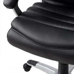 Home24office Fauteuil de direction Hatley - Imitation cuir - Noir -Chaises Soldes 1000035447 200817 13075000007 DETAILS P000000001000035447