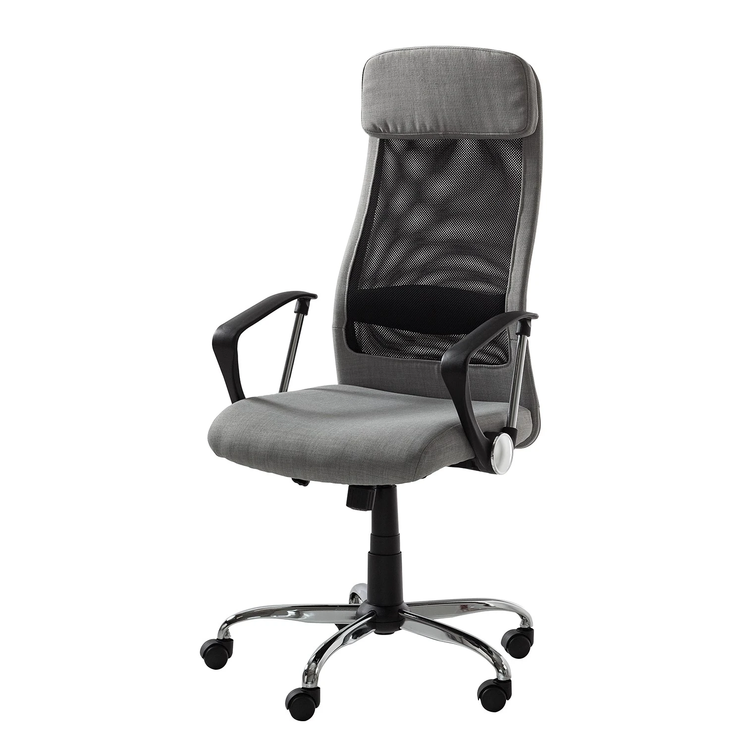 Furnitive Chaise de bureau Laviano - Gris / Noir 3 Furnitive Chaise de bureau Laviano - Gris / Noir