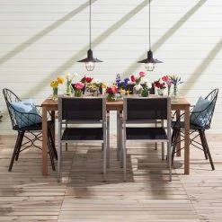 Eva Padberg Collection Chaise à accoudoirs Le Gaillard - Noir / marron foncé -Chaises Soldes 1000050802 200610 13022300004 MOOD DETAILS P000000001000050802 mood