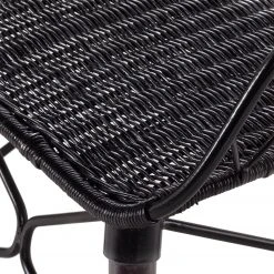 Eva Padberg Collection Chaise à accoudoirs Le Gaillard - Noir / marron foncé -Chaises Soldes 1000050802 200610 13022600009 DETAILS P000000001000050802