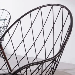 Eva Padberg Collection Chaise à accoudoirs Le Gaillard - Noir / marron foncé -Chaises Soldes 1000050802 200610 13022800012 DETAILS P000000001000050802