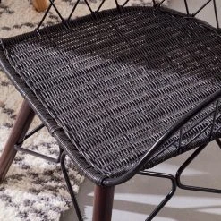 Eva Padberg Collection Chaise à accoudoirs Le Gaillard - Noir / marron foncé -Chaises Soldes 1000050802 200610 13022800013 DETAILS P000000001000050802