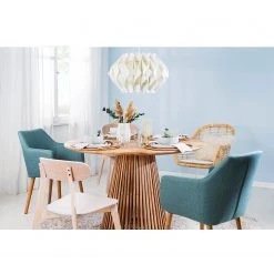 Eva Padberg Collection Chaise Garston (avec coussin d'assise) - Rotin / Métal - Rotin / Blanc -Chaises Soldes 1000050849 220407 022 MOOD DETAILS P000000001000050849 mood