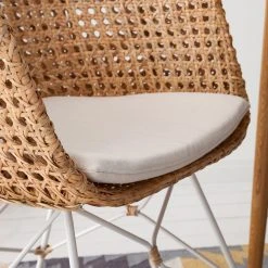 Mørteens Chaise Nokomai (avec coussin d'assise) - Rotin / Métal - Rotin / Blanc -Chaises Soldes 1000050850 201130 10401600005 MOOD DETAILS P000000001000050850 mood