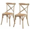 Ridgevalley Chaises Mattutina (lot de 2) - Marron clair -Chaises Soldes 1000054003 220209 121521000010 IMAGE P000000001000054003
