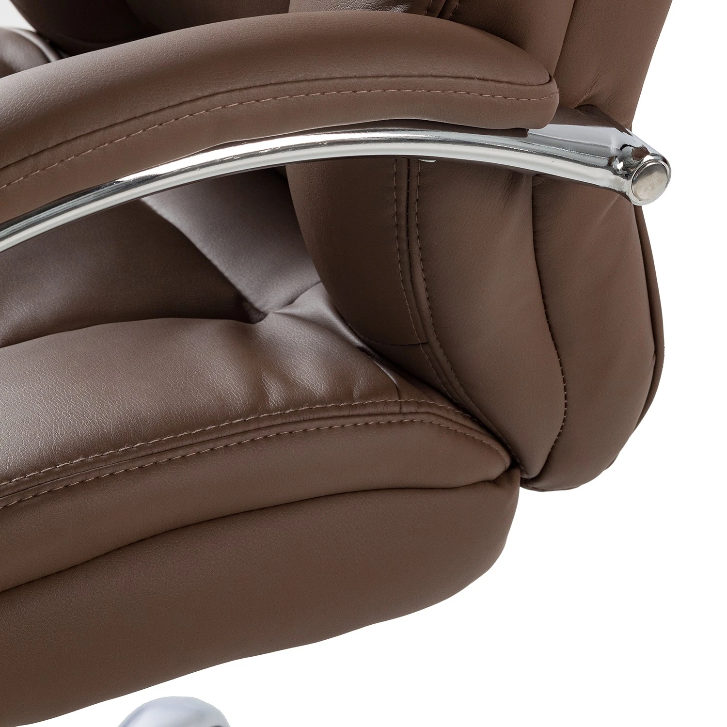 Home24office Fauteuil de direction Director II - Imitation cuir - Cappuccino 10 Home24office Fauteuil de direction Director II - Imitation cuir - Cappuccino – Image 8