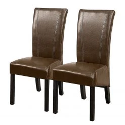 Ars Natura Chaises Karlsborg (lot de 2) - Hêtre foncé