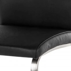 Fredriks Chaises cantilever Augusta I (lot de 2) - Cuir Aude: Noir - Sans accoudoirs 25 Fredriks Chaises cantilever Augusta I (lot de 2) - Cuir Aude: Noir - Sans accoudoirs -Chaises Soldes 1000064492 190617 09323800016 GALLERYIMAGES P000000001000064492