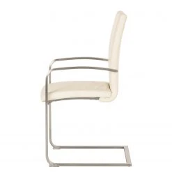 Fredriks Chaises cantilever Augusta I (lot de 2) - Cuir Aude: Créme - Avec accoudoirs -Chaises Soldes 1000064496 201021 10340700073 DETAILS P000000001000064496