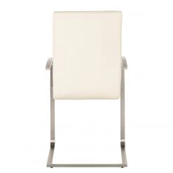 Fredriks Chaises cantilever Augusta I (lot de 2) - Cuir Aude: Créme - Avec accoudoirs -Chaises Soldes 1000064496 201021 10340700074 DETAILS P000000001000064496