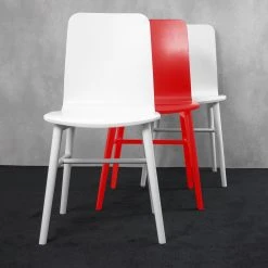 Tenzo Chaises Terrence (lot de 4) - Rouge -Chaises Soldes 1000097706 191017 07101100004 MOOD DETAILS P000000001000097706 mood