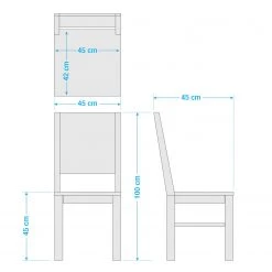 Wolf-Möbel Chaises Goa (lot de 2 chaises) - Multicolore -Chaises Soldes 1000104010 201013 14332800046 SKETCH DETAILS P000000001000104010 sketch