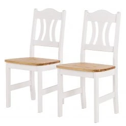 Chaises Bastide (lot de 2) - Epicéa blanc / Epicéa lessivé