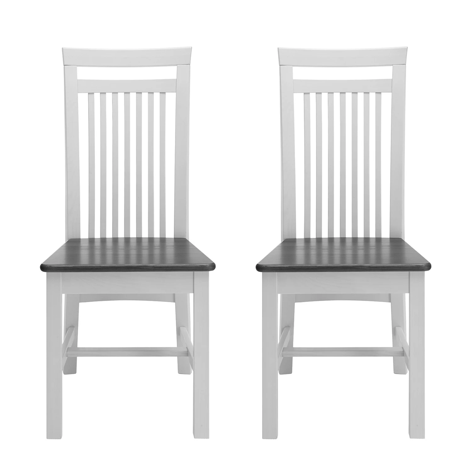 Maison Belfort Chaises Boston (lot de 2) - Pin massif - Epicéa blanc / Epicéa gris 3 Maison Belfort Chaises Boston (lot de 2) - Pin massif - Epicéa blanc / Epicéa gris