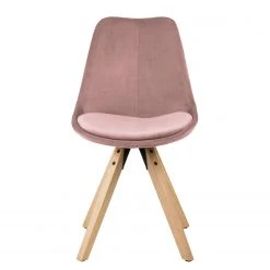 Mørteens Chaises capitonnées Aledas IV - Rose vieilli - Beige - Lot de 2 -Chaises Soldes 1000112670 181115 13225208 GALLERYIMAGES P000000001000112670