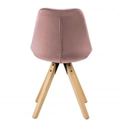 Mørteens Chaises capitonnées Aledas IV - Rose vieilli - Beige - Lot de 2 -Chaises Soldes 1000112670 181115 13225211 GALLERYIMAGES P000000001000112670