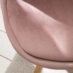 Mørteens Chaises capitonnées Aledas IV - Rose vieilli - Beige - Lot de 2 -Chaises Soldes 1000112670 200714 11435300014 DETAILS P000000001000112670