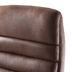 Home24office Fauteuil de direction Hatley II - Microfibre - Marron vintage / Cuivre -Chaises Soldes 1000113520 200817 13075100023 DETAILS P000000001000113520