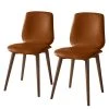 Studio Copenhagen Chaises Wilga V (lot de 2) - Cuir véritable -Chaises Soldes 1000116526 181030 08155593 IMAGE P000000001000116526