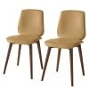 Studio Copenhagen Chaises Wilga V (lot de 2) - Cuir véritable -Chaises Soldes 1000116527 181030 081555100 IMAGE P000000001000116527