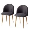 Mørteens Chaises Sangba (lot de 2) - Tissu / Métal -Chaises Soldes 1000116755 181127 10594800044 IMAGE P000000001000116755