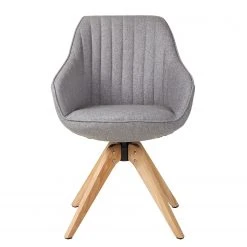 Mørteens Chaise à accoudoirs Ermelo II - rotatif - Tissu / Chêne massif - 1 set -Chaises Soldes 1000123214 180620 09185903 GALLERYIMAGES P000000001000123214