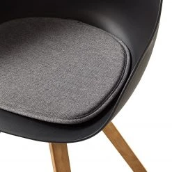 Mørteens Chaises à accoudoirs Skelde I - Matière plastique / Hévéa massif - Noir - Lot de 2 27 Mørteens Chaises à accoudoirs Skelde I - Matière plastique / Hévéa massif - Noir - Lot de 2 -Chaises Soldes 1000123392 201008 06234700224 DETAILS P000000001000123392