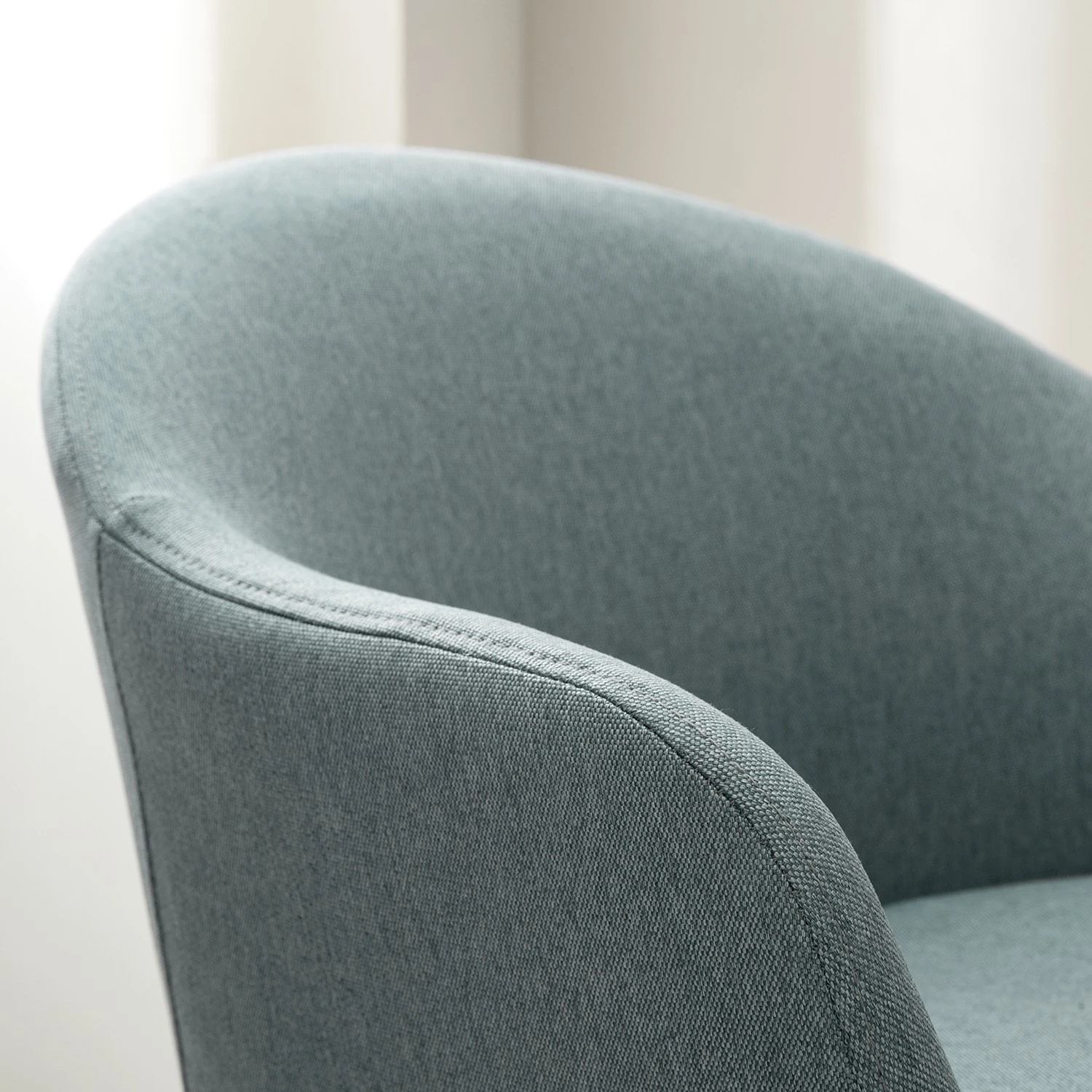 Mørteens Chaise à accoudoirs Hallund I - Tissu - Gris pigeon 11 Mørteens Chaise à accoudoirs Hallund I - Tissu - Gris pigeon – Image 9