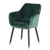 Jack & Alice Chaise avec accoudoirs Leezy G - Chêne massif / Velours - Vert / Noir 2 Jack & Alice Chaise avec accoudoirs Leezy G - Chêne massif / Velours - Vert / Noir -Chaises Soldes 1000123847 190327 07511500016 IMAGE P000000001000123847